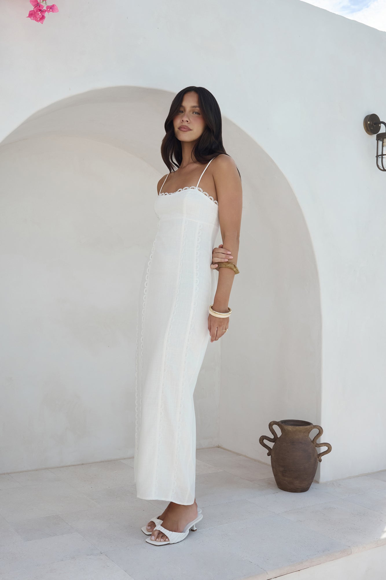 moonlit dance?maxi dress white