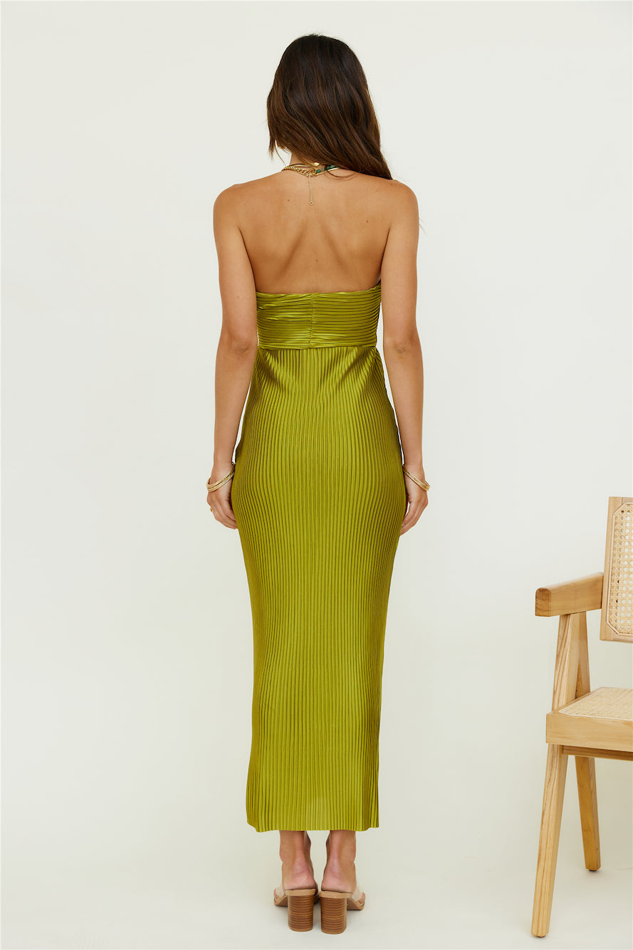 kinds of love maxi dress green
