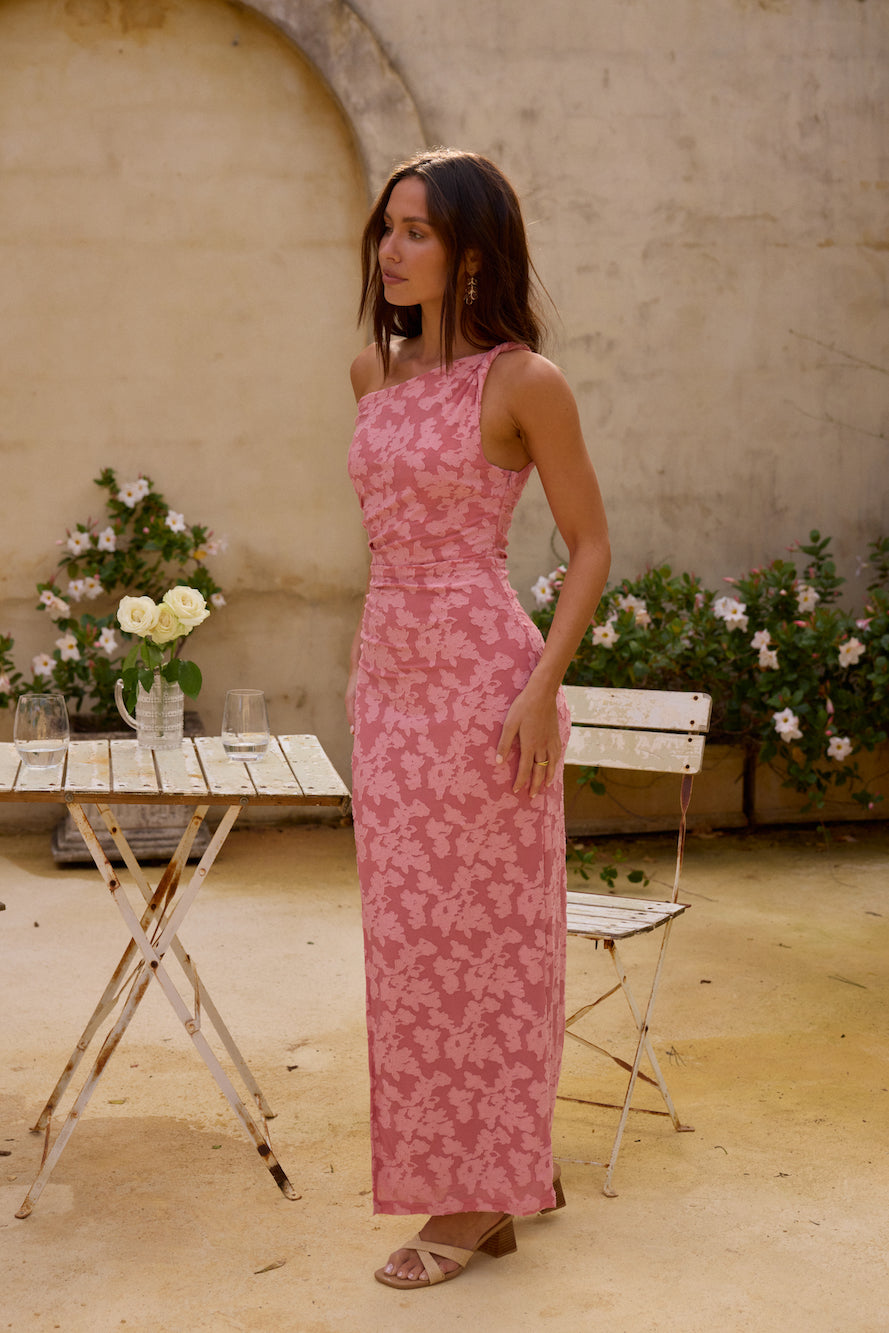 breeze of pink maxi dress pink
