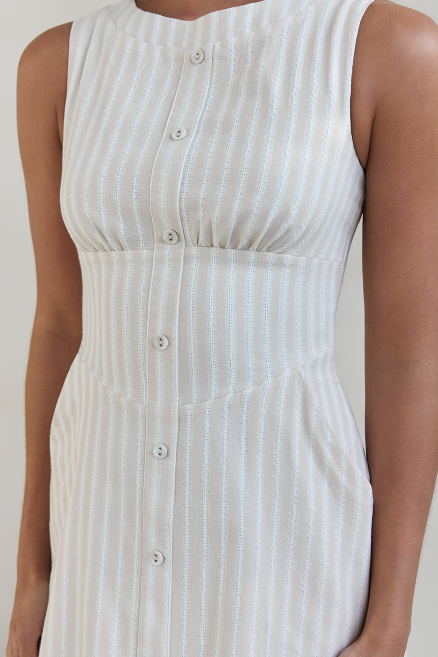 la costa mini dress beige