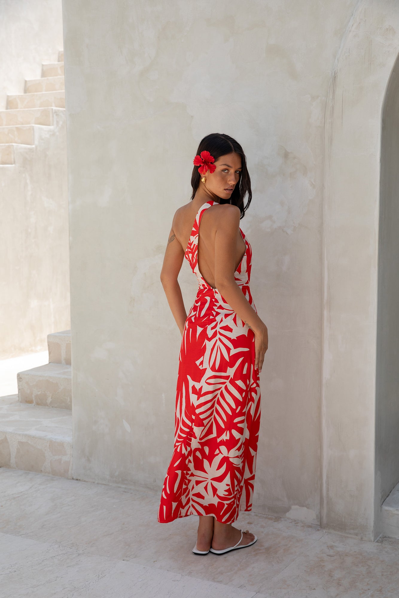 matelo midi dress matelo print