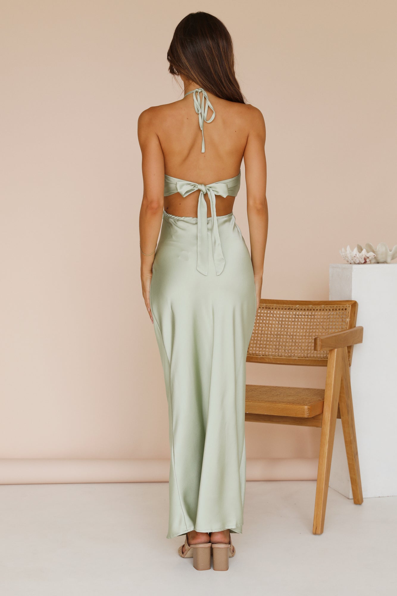 soul voices maxi dress green